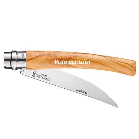 Couteau Opinel n°10 SlimLine Inox & bois de hêtre