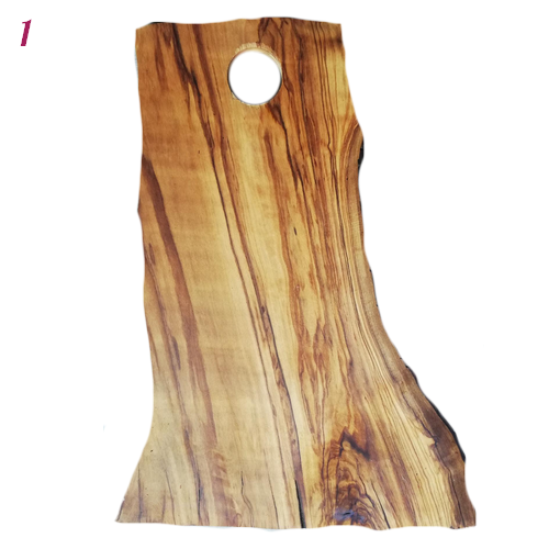Planche apéro unique & massif en bois d'olivier